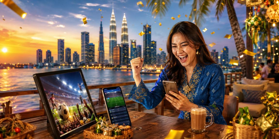Pengguna Malaysia menggunakan telefon untuk deposit dan aktifkan bonus kasino di 1448